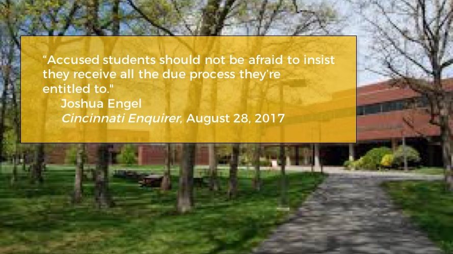 Accused students should not be afraid